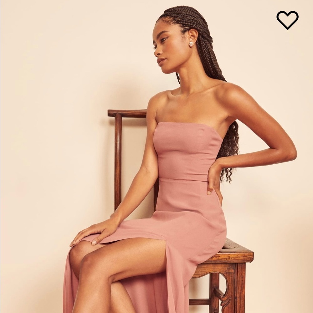 REFORMATION Ingrid Dress in Praline
